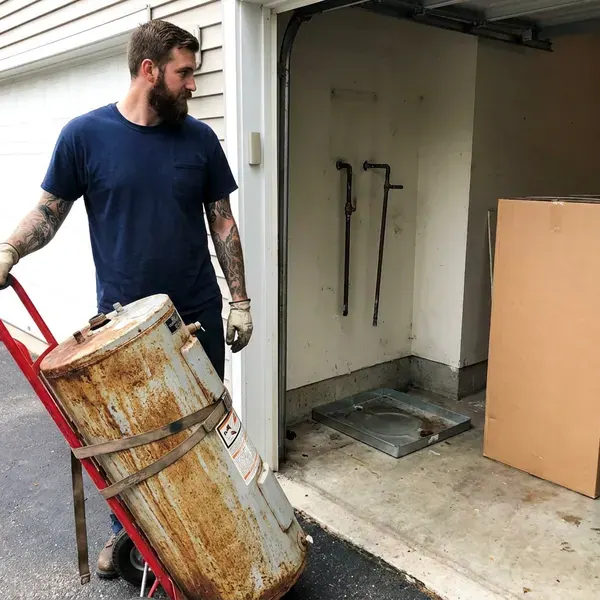 Professional gas water heater replacement, Greenville, RI