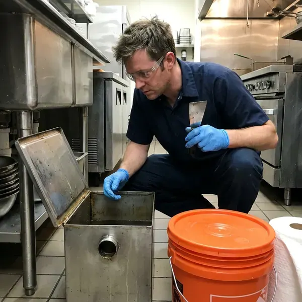 Local grease trap cleaning by JPN Plumbing, Providence, RI
