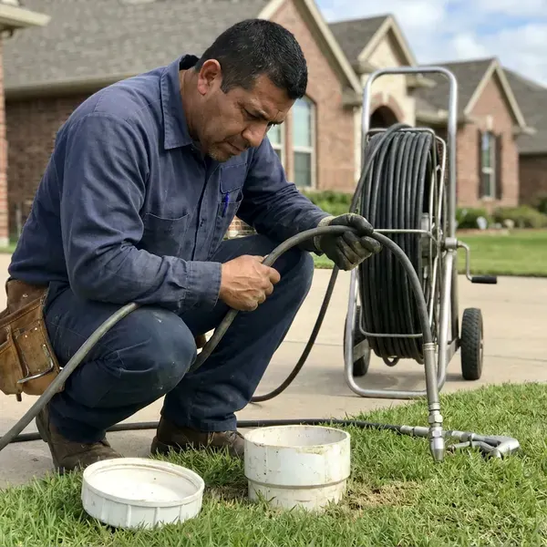 JPN Plumbing technician providing hydro jetting in Providence, RI