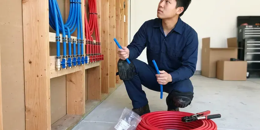 JPN Plumbing technician providing water leak detection in Woonsocket