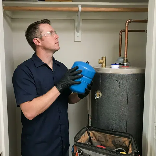 Water Heater Expansion Tank Installation in Tiverton, RI